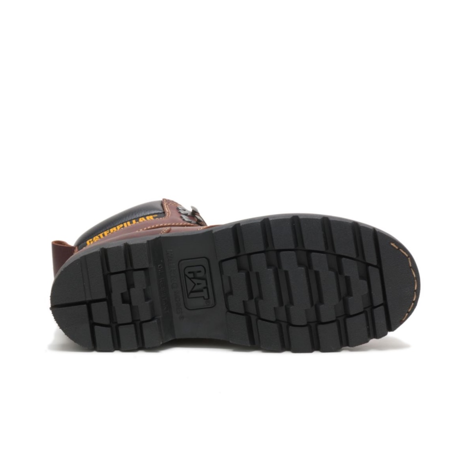 Chaussures De Chat Bronzage Botte De Travail De Deuxième Quart Pour Hommes
