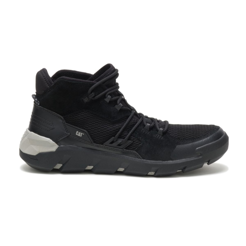 Chaussures De Chat Chaussures Crail Mi Noires Pour Hommes