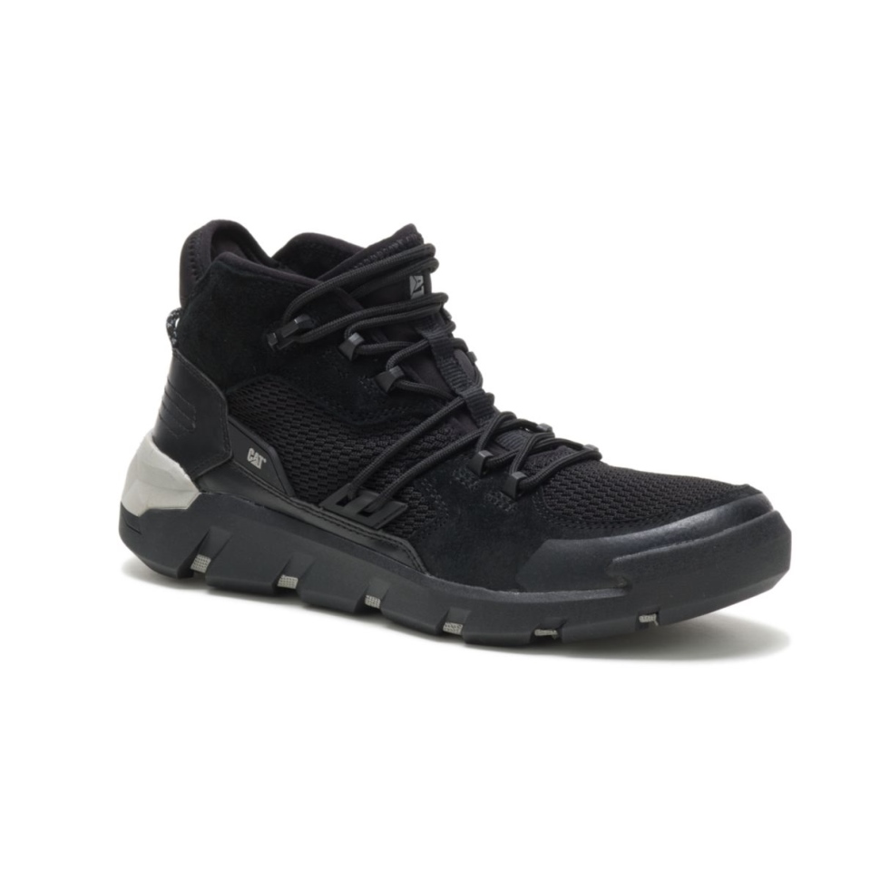 Chaussures De Chat Chaussures Crail Mi Noires Pour Hommes