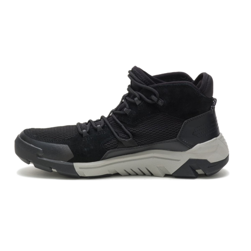 Chaussures De Chat Chaussures Crail Mi Noires Pour Hommes