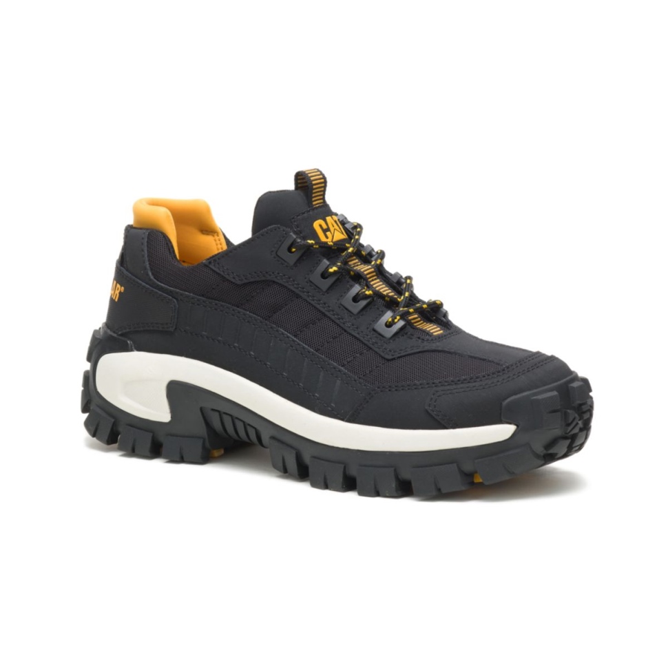 Chaussures De Chat Chaussures De Travail à Bout En Acier Envahisseur Pour Hommes Noir-pleine Lune