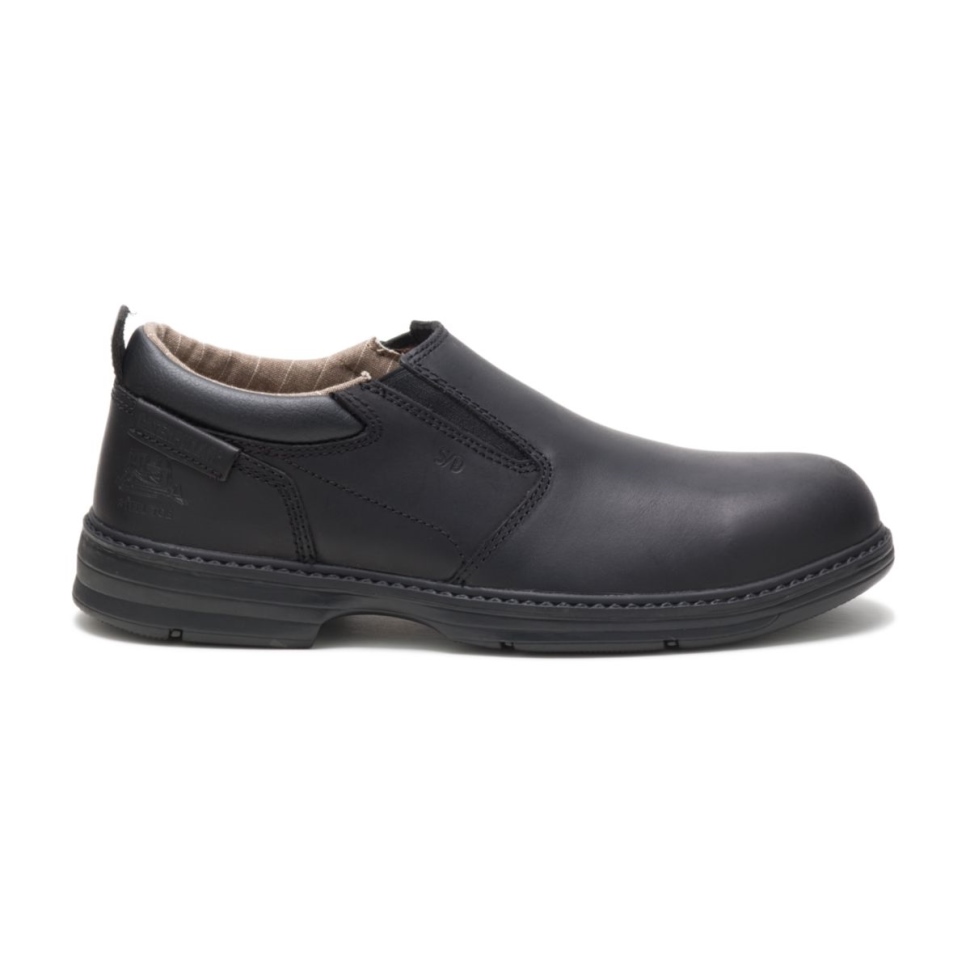 Chaussures De Chat Chaussures De Travail à Bout En Acier Pour Hommes Noir