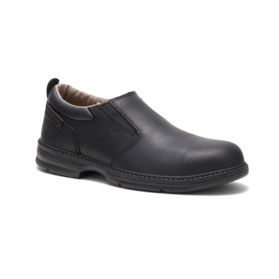 Chaussures De Chat Chaussures De Travail à Bout En Acier Pour Hommes Noir