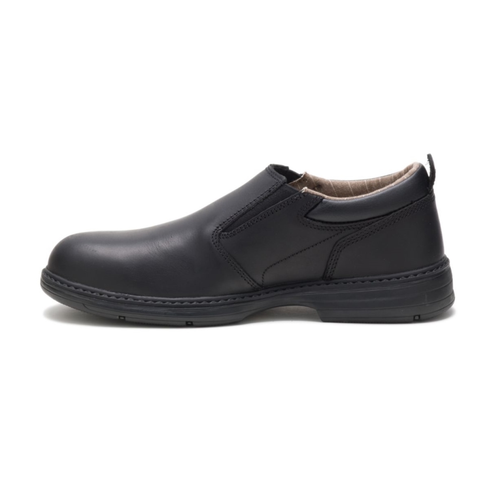 Chaussures De Chat Chaussures De Travail à Bout En Acier Pour Hommes Noir