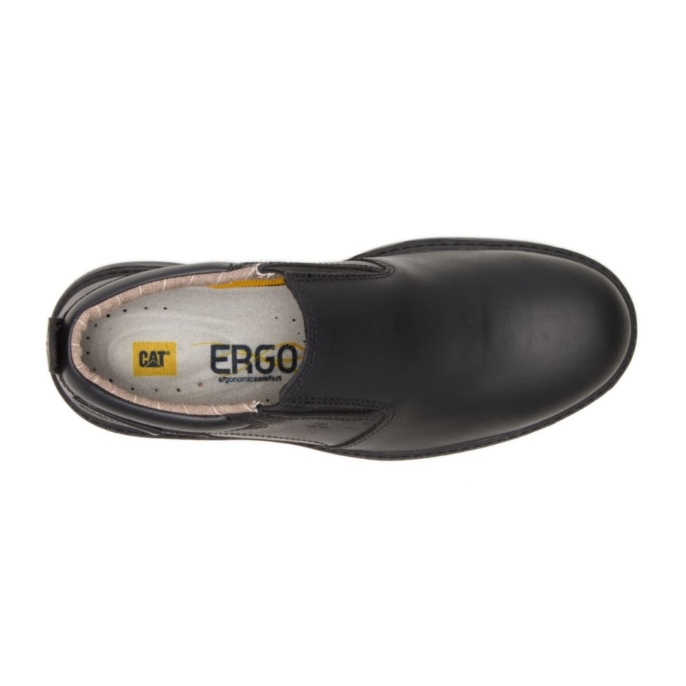 Chaussures De Chat Chaussures De Travail à Bout En Acier Pour Hommes Noir