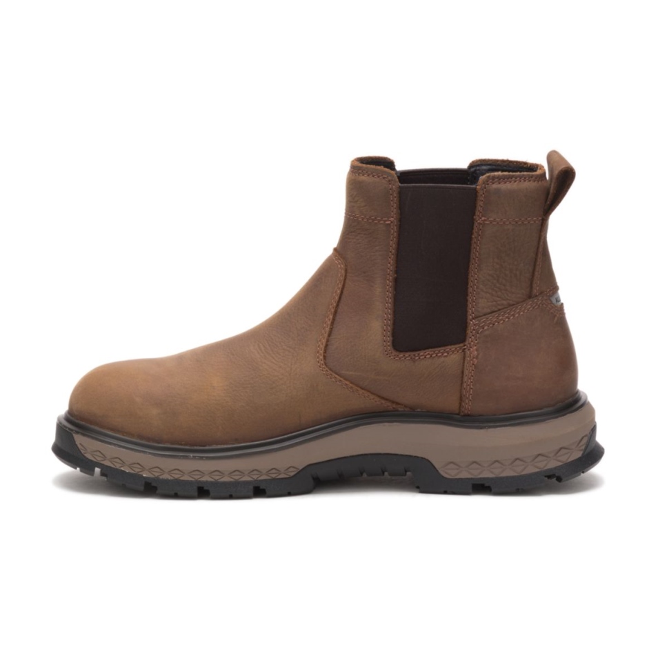 Chaussures De Chat Chaussures Pour Hommes Exposition Chelsea Alliage Orteil Botte De Travail Pyramide