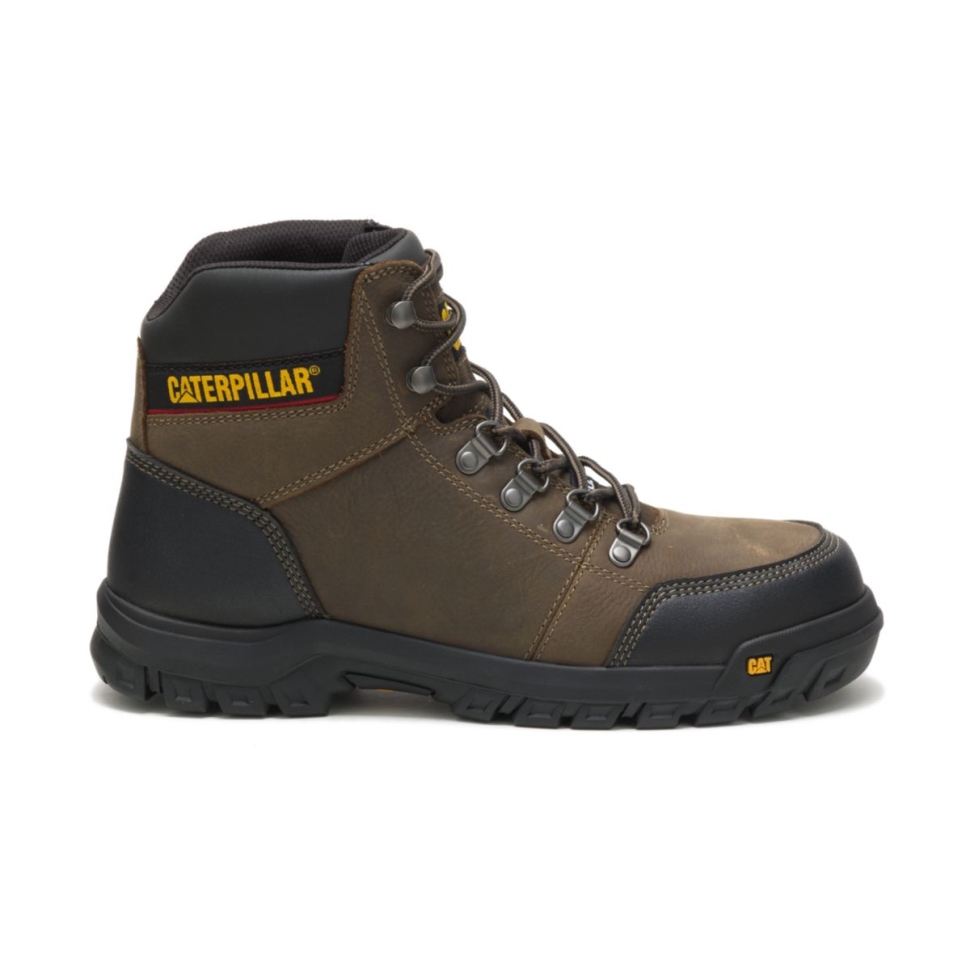 Chaussures De Chat Contour Des Hommes Botte De Travail à Embout Dacier Gris Mouette Foncé
