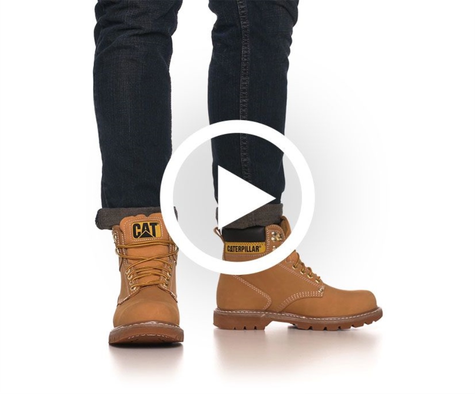 Chaussures De Chat De Botte De Travail De Deuxième équipe Pour Hommes Miel