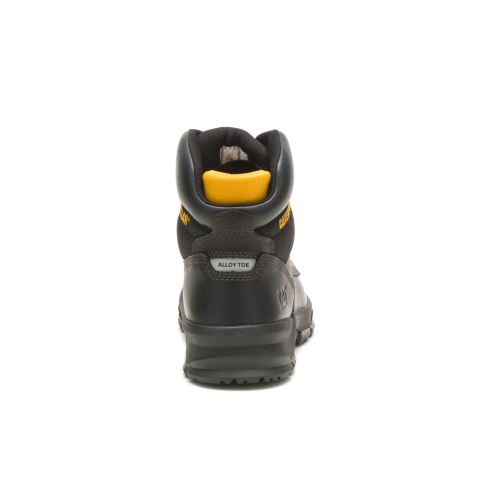 Chaussures De Chat De Botte De Travail En Alliage De Mobilisation Pour Hommes Noirs