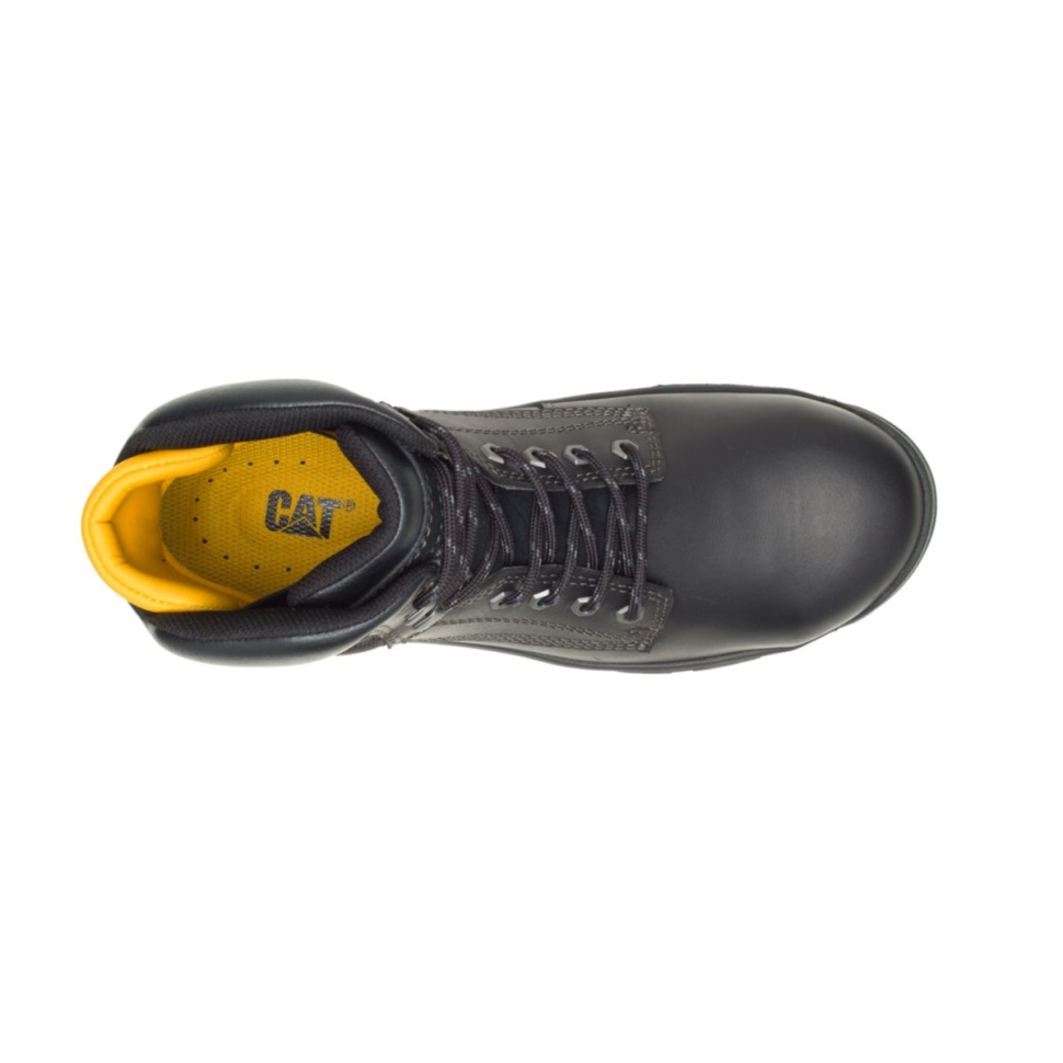 Chaussures De Chat De Botte De Travail En Alliage De Mobilisation Pour Hommes Noirs