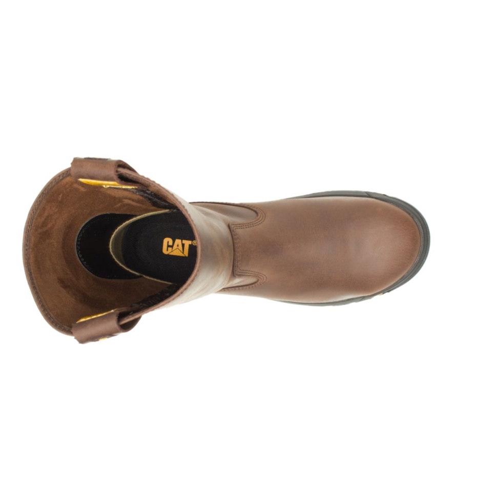 Chaussures De Chat D\été Marron Bottes De Travail à Embout D\acier Pour Hommes