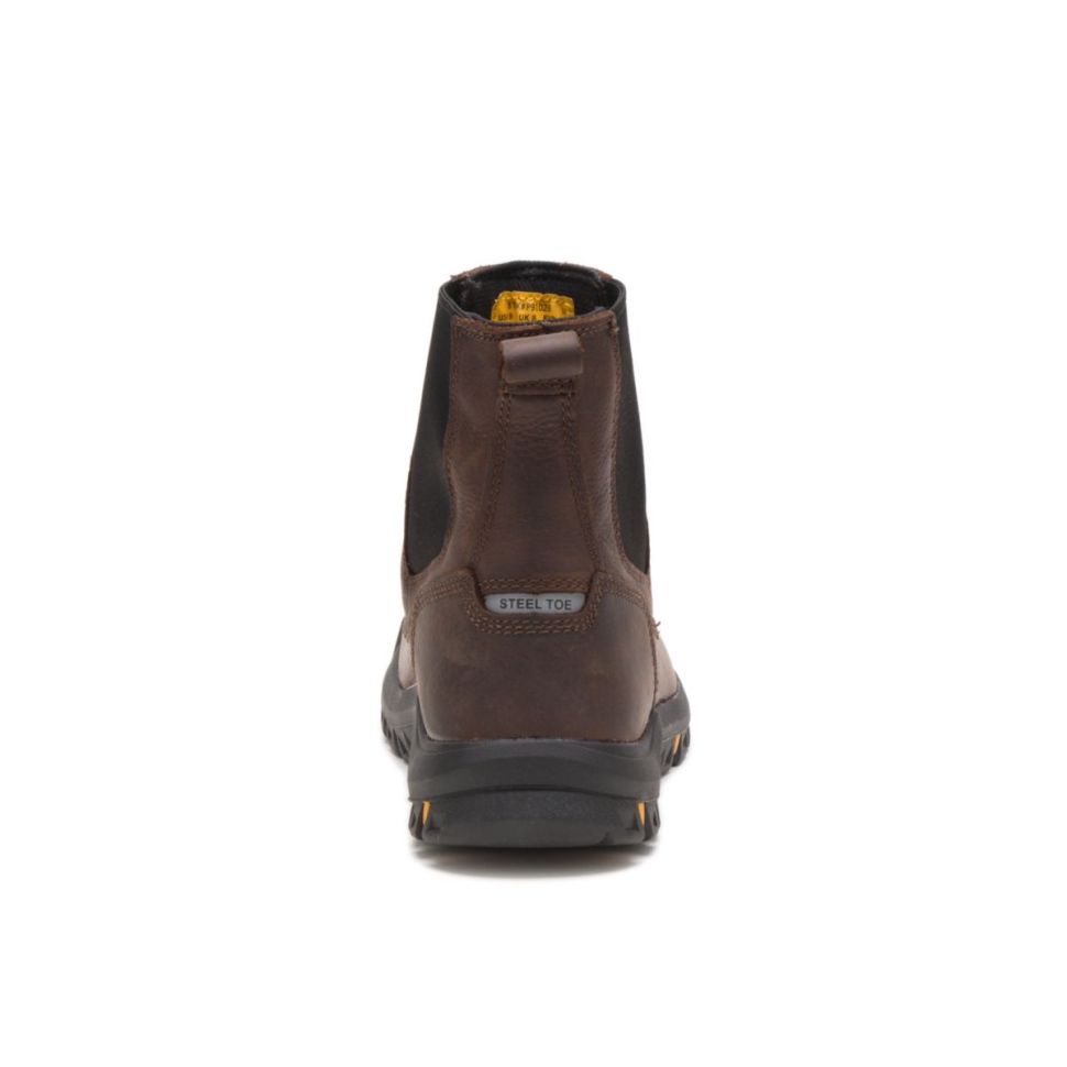 Chaussures De Chat Empattement Pour Hommes Embout D\acier Botte De Travail Terre Battue