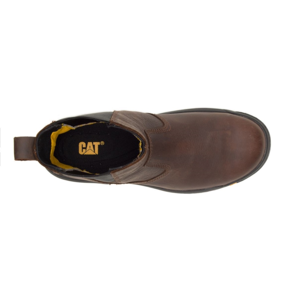 Chaussures De Chat Empattement Pour Hommes Embout D\acier Botte De Travail Terre Battue