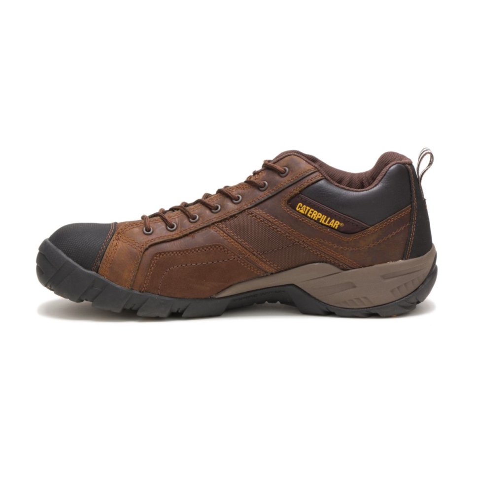 Chaussures De Chat Marron Foncé Chaussures De Travail à Bout Composite Argon Pour Hommes