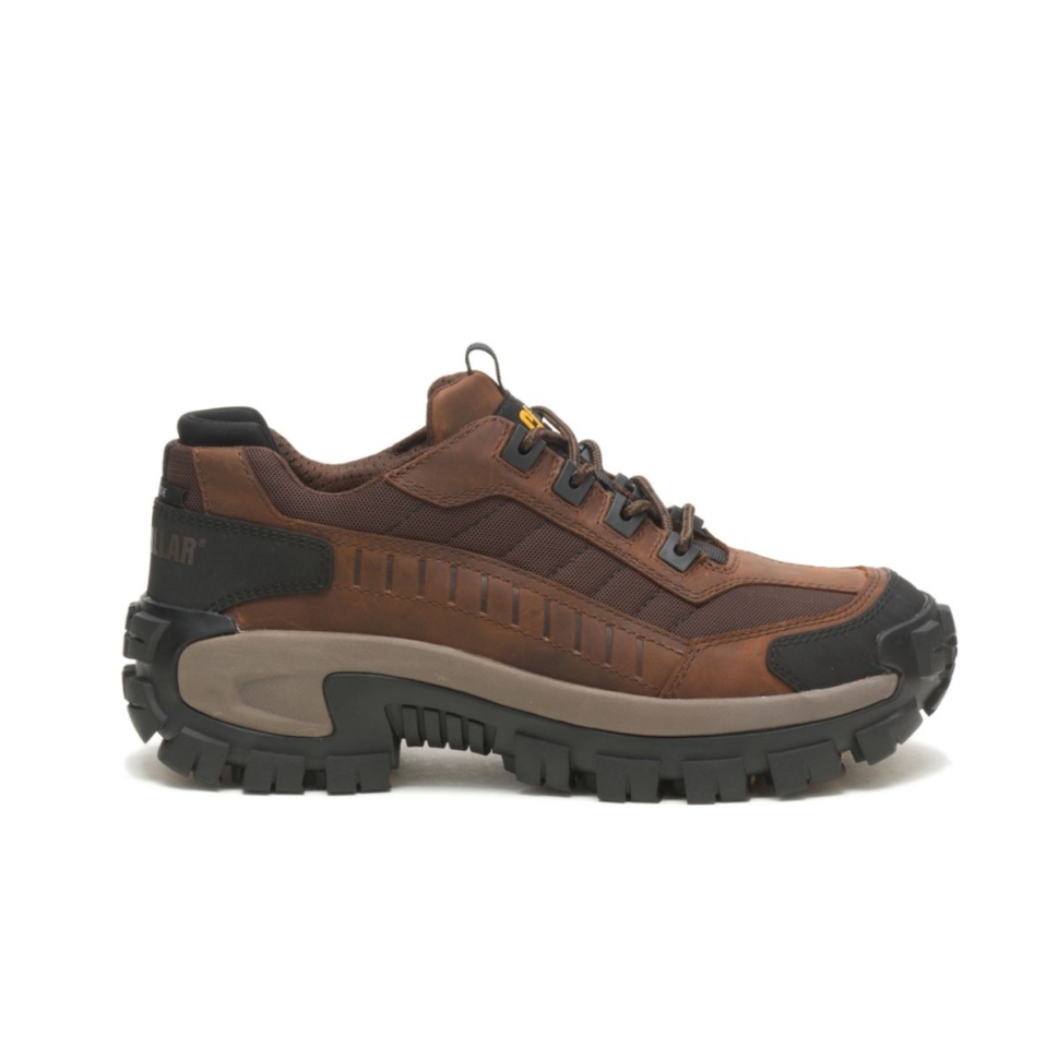 Chaussures De Chat Marron Foncé Chaussures De Travail à Embout Dacier Pour Hommes