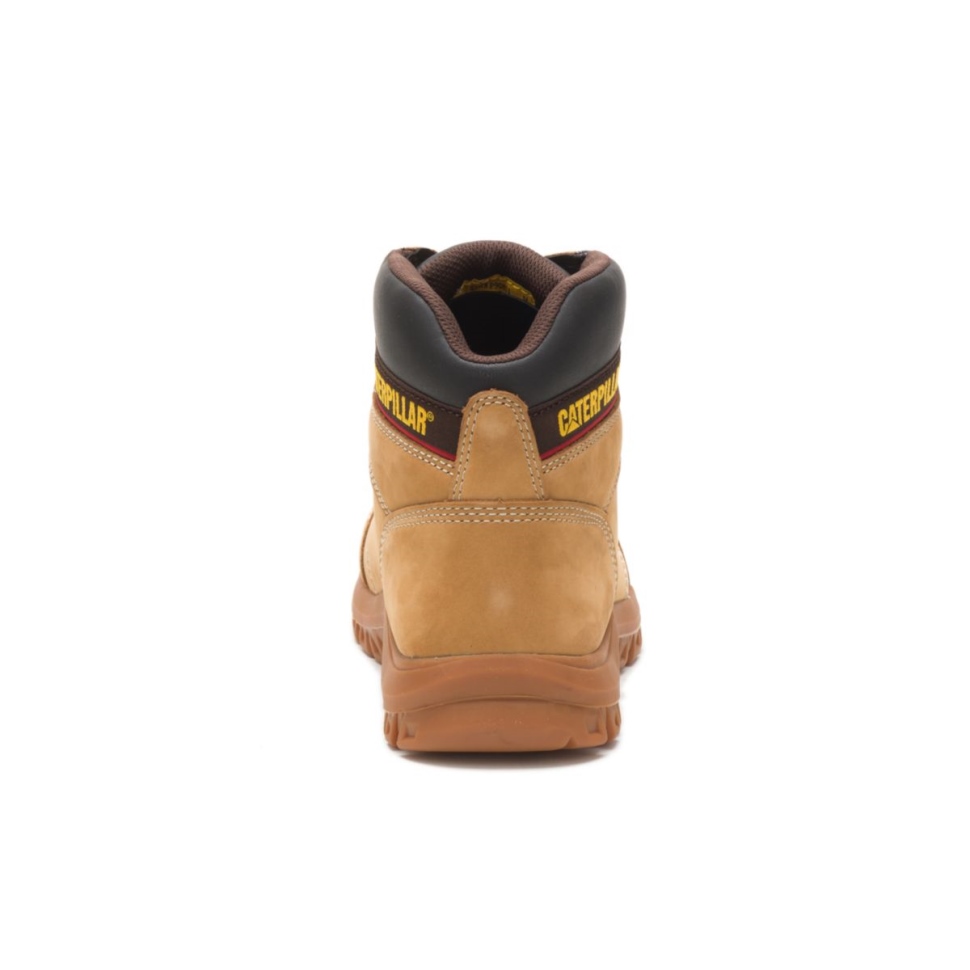 Chaussures De Chat Miel Réinitialiser Contour Des Hommes Botte De Travail à Embout D\acier