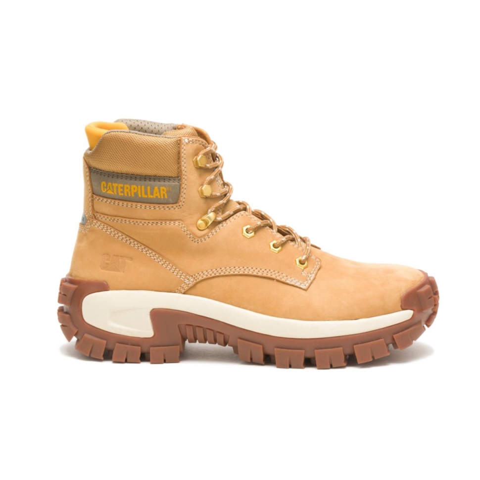Chaussures De Chat Miel Réinitialiser Lenvahisseur Hi Bottes De Travail à Embout Dacier Pour Hommes
