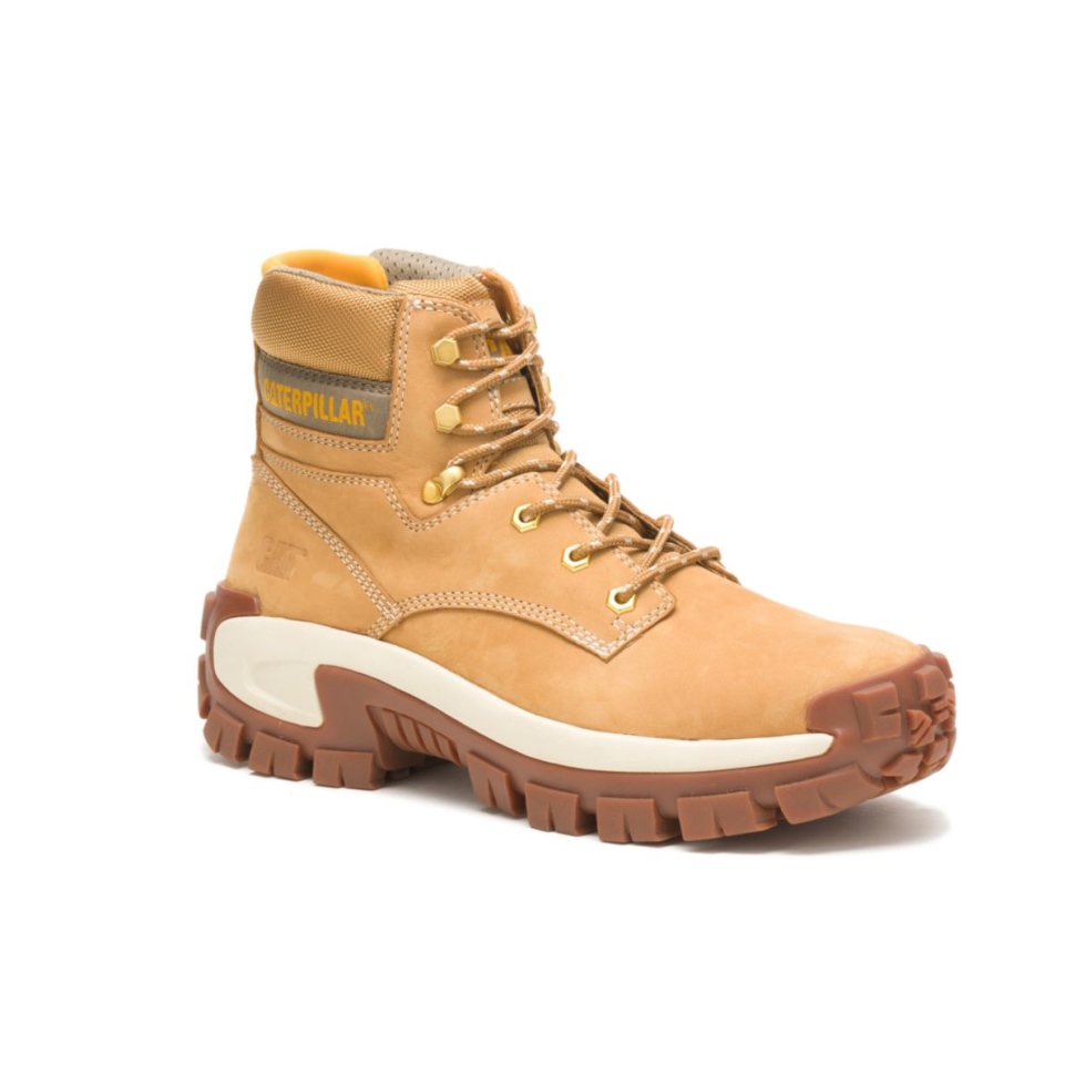 Chaussures De Chat Miel Réinitialiser L\envahisseur Hi Bottes De Travail à Embout D\acier Pour Hommes