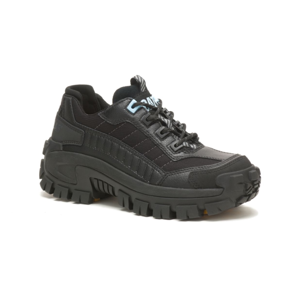 Chaussures De Chat Noir-bleu Clair Pour Femmes Envahisseur Chaussure De Travail à Embout D\acier