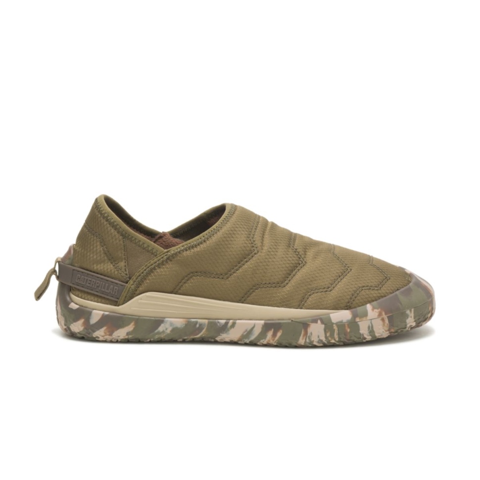 Chaussures De Chat Olive Foncé Crossover Sans Lacet