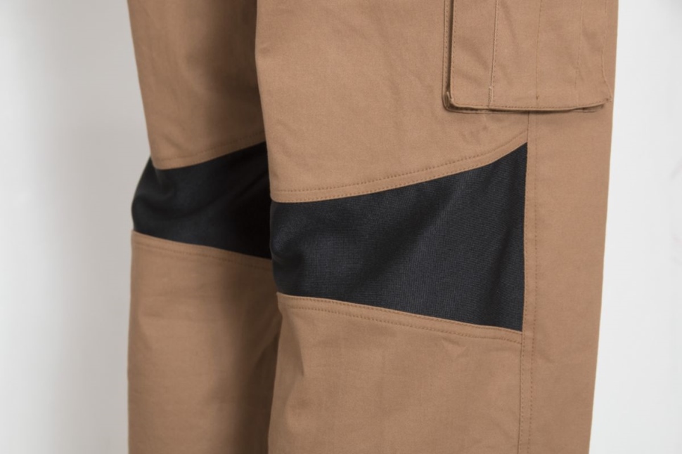 Chaussures De Chat Opérateur Flex Pant Sable Foncé Pour Hommes