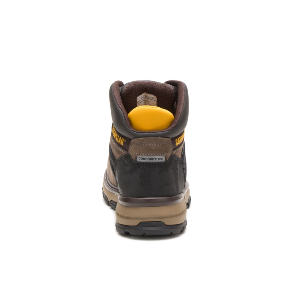 Chaussures De Chat Pelle Pour Hommes Superlite Bout étanche Botte De Travail Cordon élastique