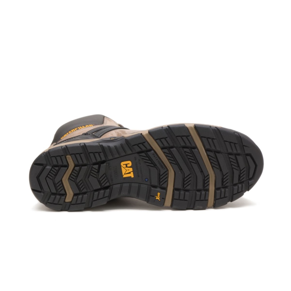 Chaussures De Chat Pelle Pour Hommes Superlite Bout étanche Botte De Travail Cordon élastique