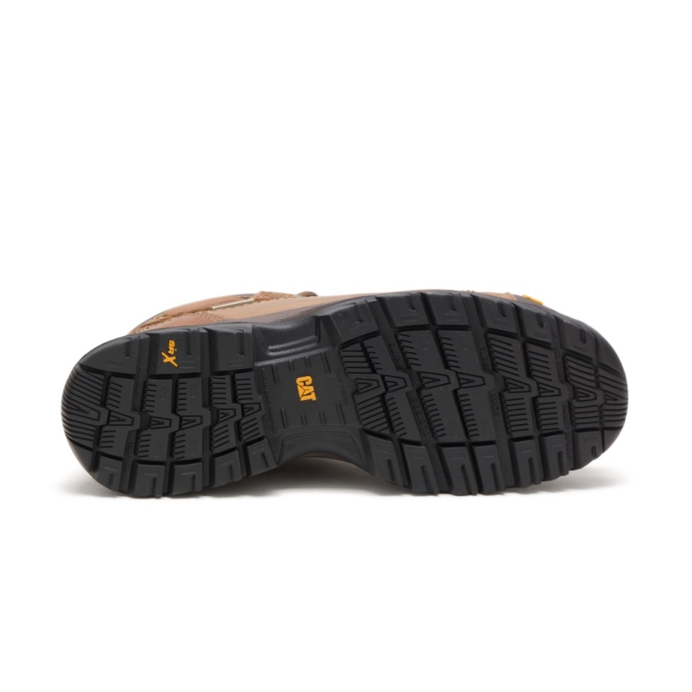 Chaussures De Chat Pour Hommes Diagnostic Salut étanche Thinsulate Embout D\acier Botte De Travail Beige Foncé