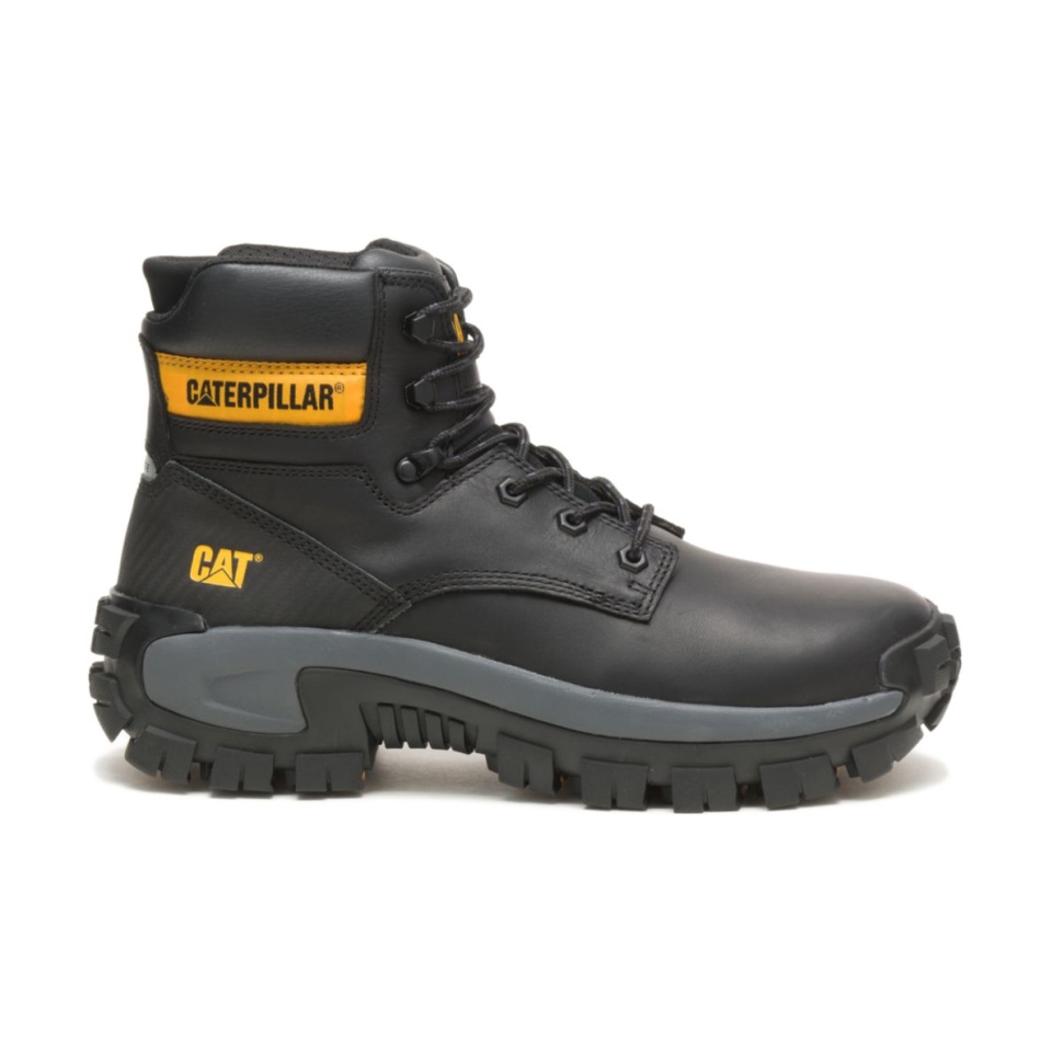 Chaussures De Chat Pour Hommes Envahisseur Salut Botte De Travail à Embout Dacier Noir