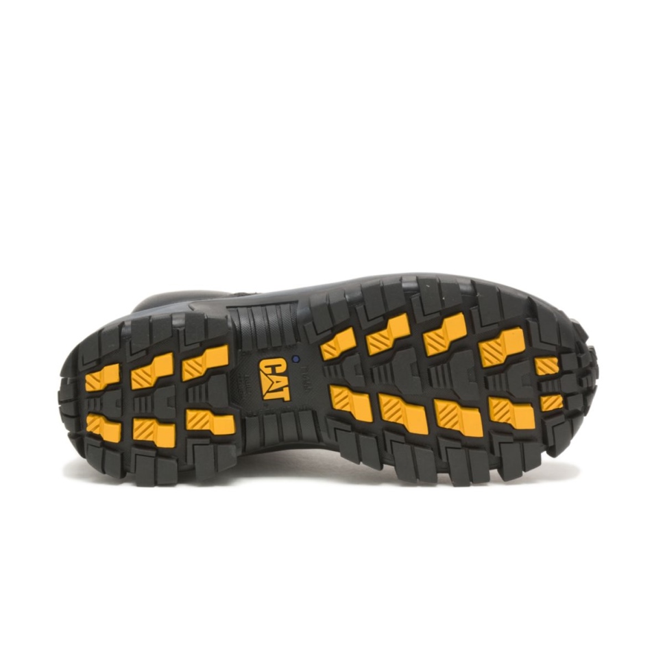 Chaussures De Chat Pour Hommes Envahisseur Salut Botte De Travail à Embout D\acier Noir