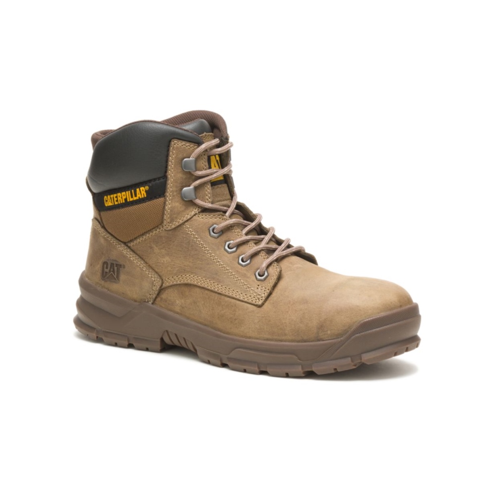 Chaussures De Chat Pour Hommes Mobiliser Bout En Alliage Botte De Travail Fossile