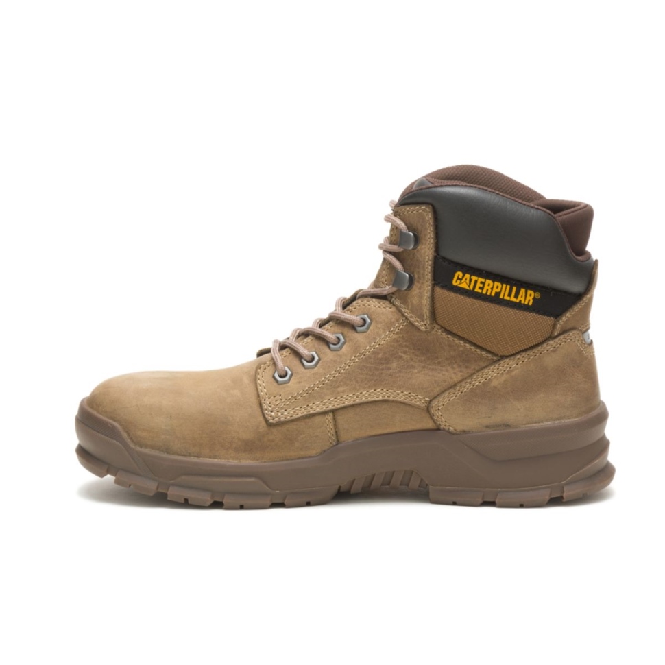 Chaussures De Chat Pour Hommes Mobiliser Bout En Alliage Botte De Travail Fossile