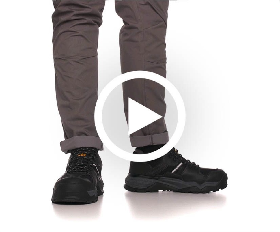 Chaussures De Chat Pour Hommes Provoquer Lo Chaussures De Travail Imperméables à Bout En Alliage Noir