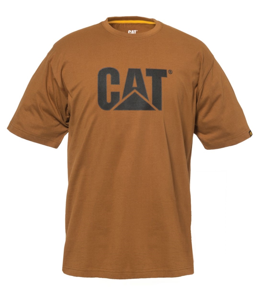 Chaussures De Chat Pour Hommes Tm Logo Tee Mens Tan
