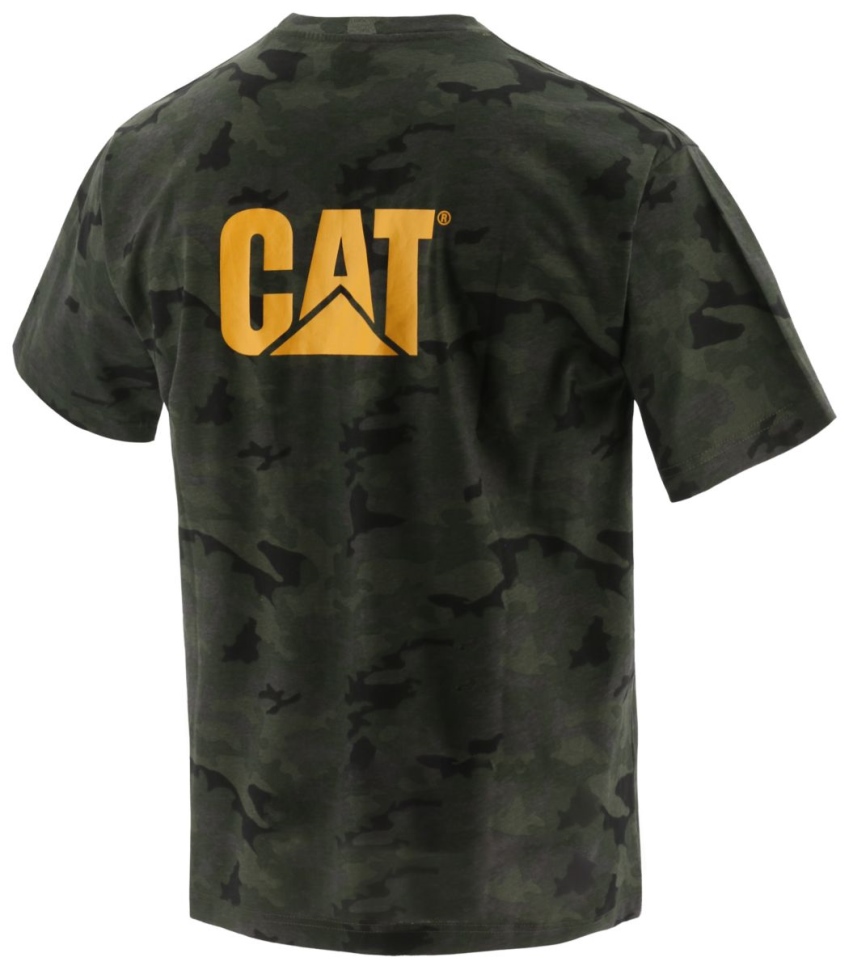 Chaussures De Chat T-shirt De Marque Pour Hommes Camo De Nuit
