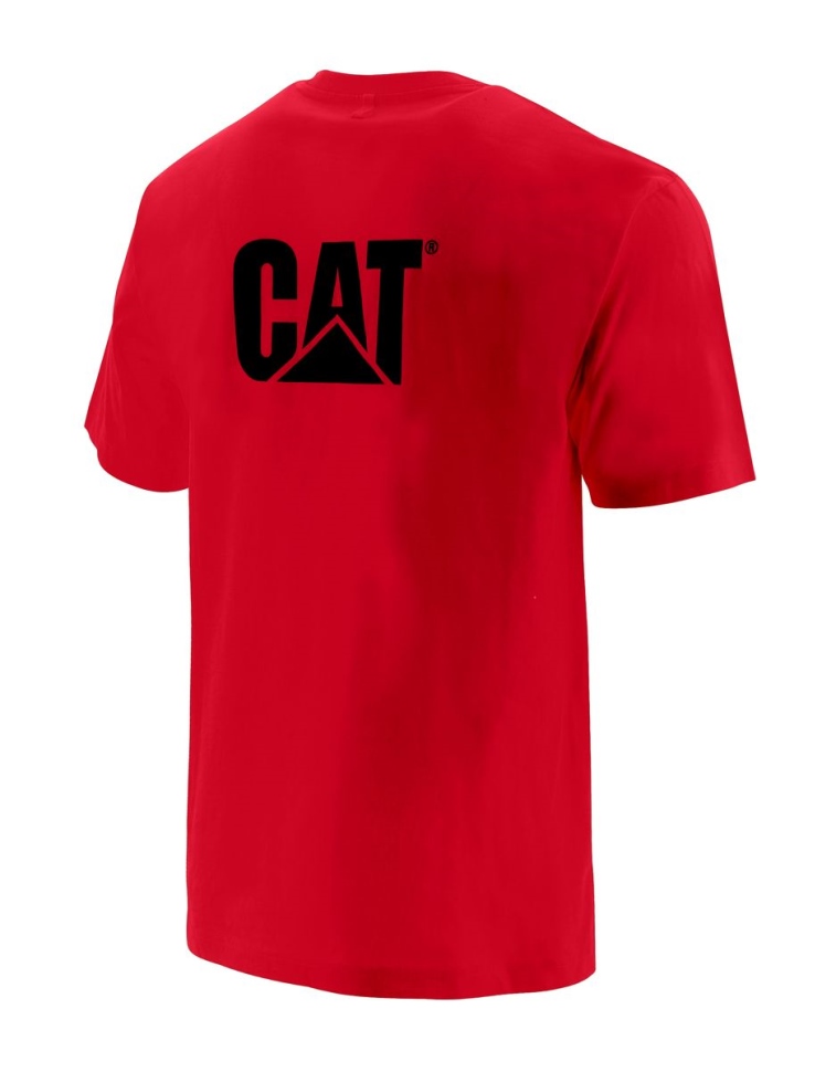 Chaussures De Chat T-shirt De Poche De Marque Rouge Pour Hommes