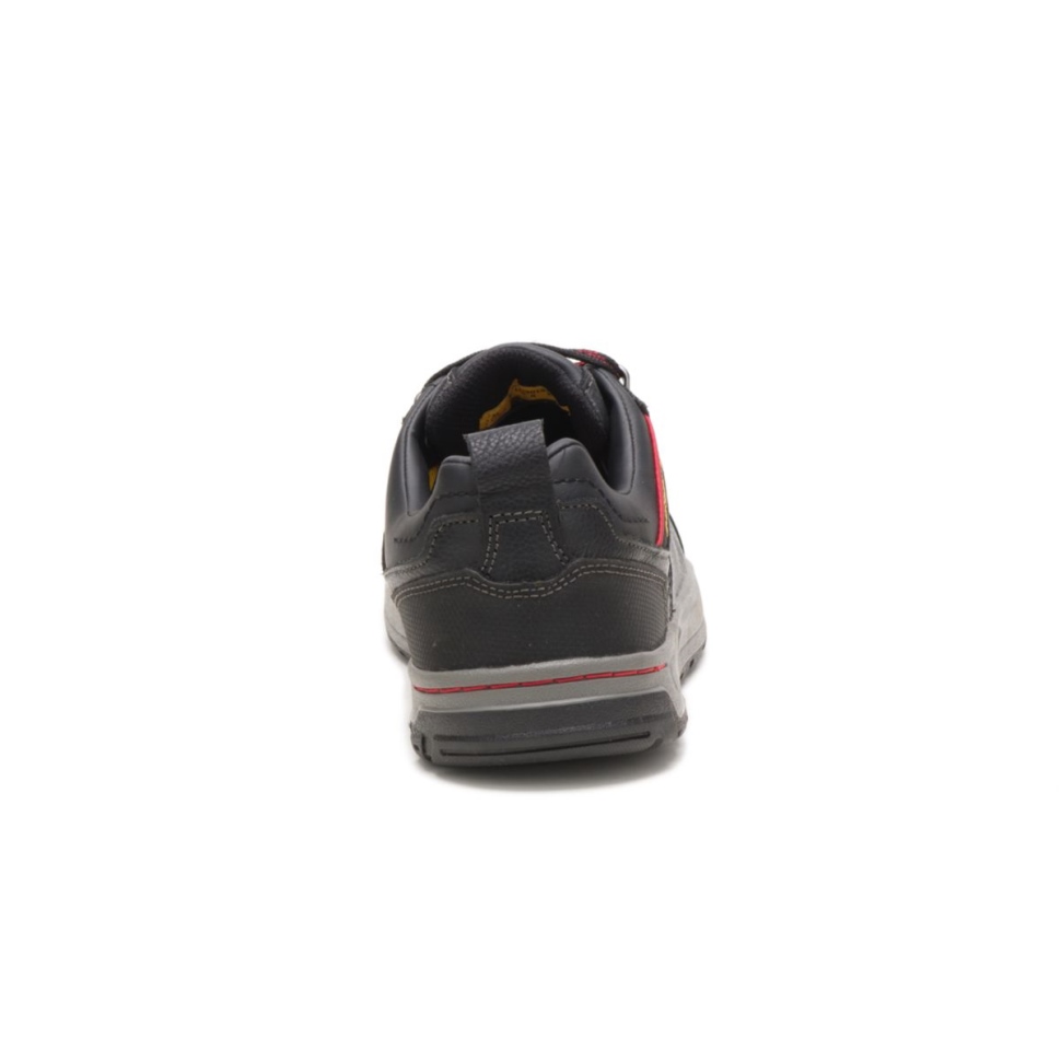 Chaussures De Travail à Bout En Acier Brode Pour Hommes Noirs Chaussures De Chat
