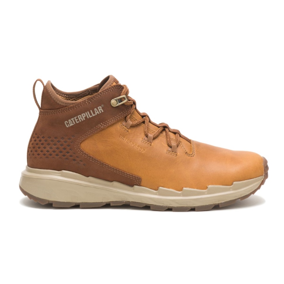 Crust-danish Brown Bottes Imperméables Stratifiées Pour Hommes Cat Shoes