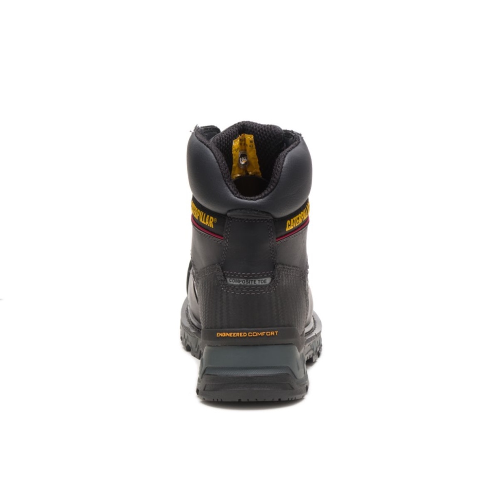 Excavatrice Noire Pour Hommes Xl 6 \botte De Travail à Bout Composite Imperméable Chaussures De Chat