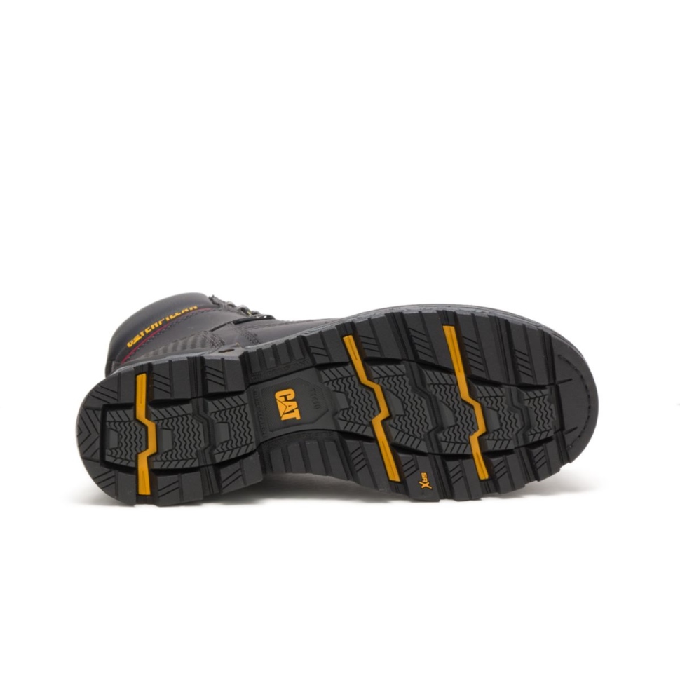 Excavatrice Noire Pour Hommes Xl 6 \botte De Travail à Bout Composite Imperméable Chaussures De Chat