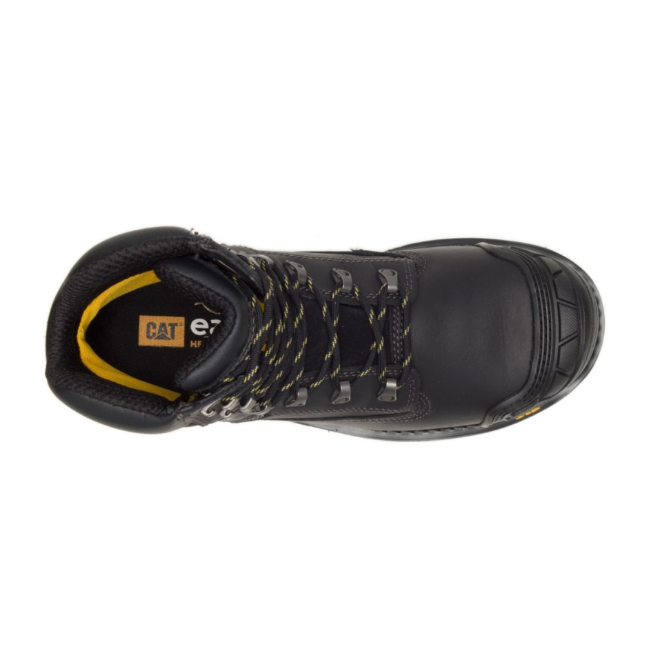 Excavatrice Noire Pour Hommes Xl 6 \botte De Travail à Bout Composite Imperméable Chaussures De Chat
