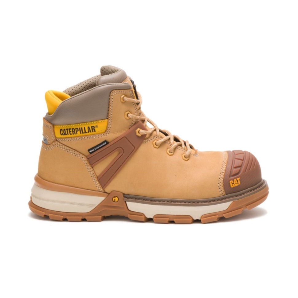 Miel Réinitialiser Pelle Pour Hommes Bout En Composite De Carbone Botte De Travail Chaussures De Chat