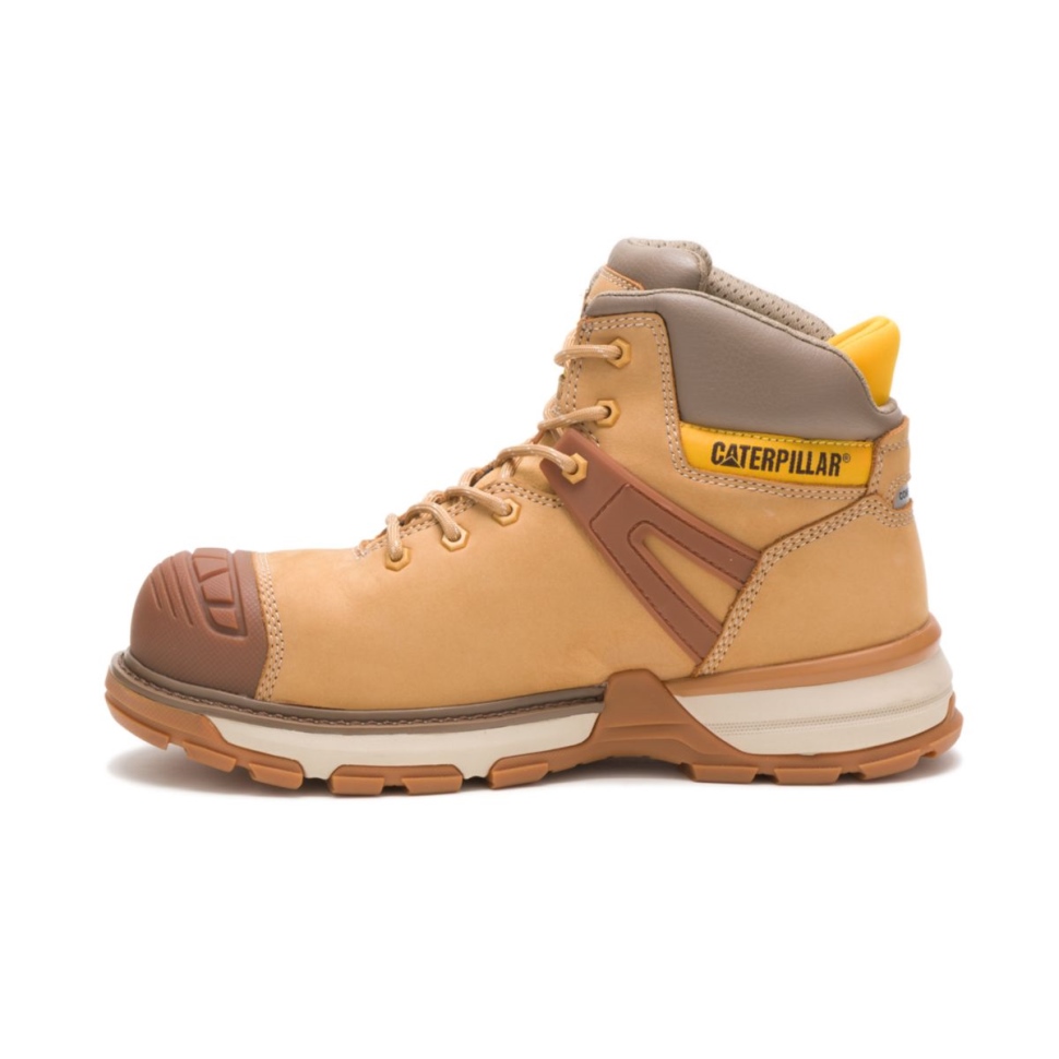 Miel Réinitialiser Pelle Pour Hommes Bout En Composite De Carbone Botte De Travail Chaussures De Chat