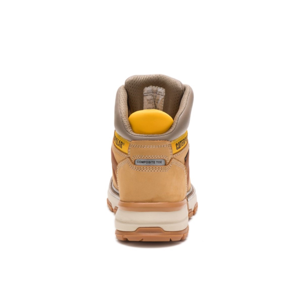 Miel Réinitialiser Pelle Pour Hommes Bout En Composite De Carbone Botte De Travail Chaussures De Chat