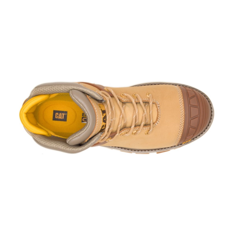 Miel Réinitialiser Pelle Pour Hommes Bout En Composite De Carbone Botte De Travail Chaussures De Chat