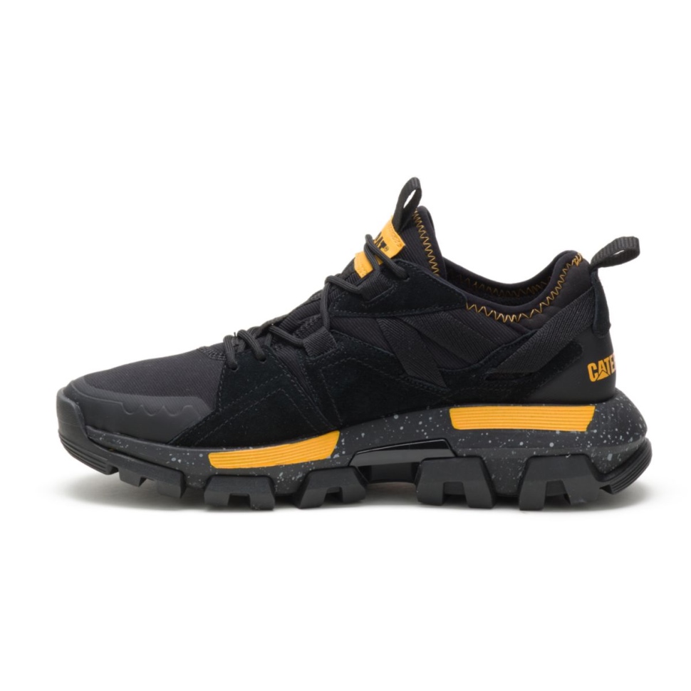 Noir-chat Jaune Raider Sport Sneaker Chat Chaussures
