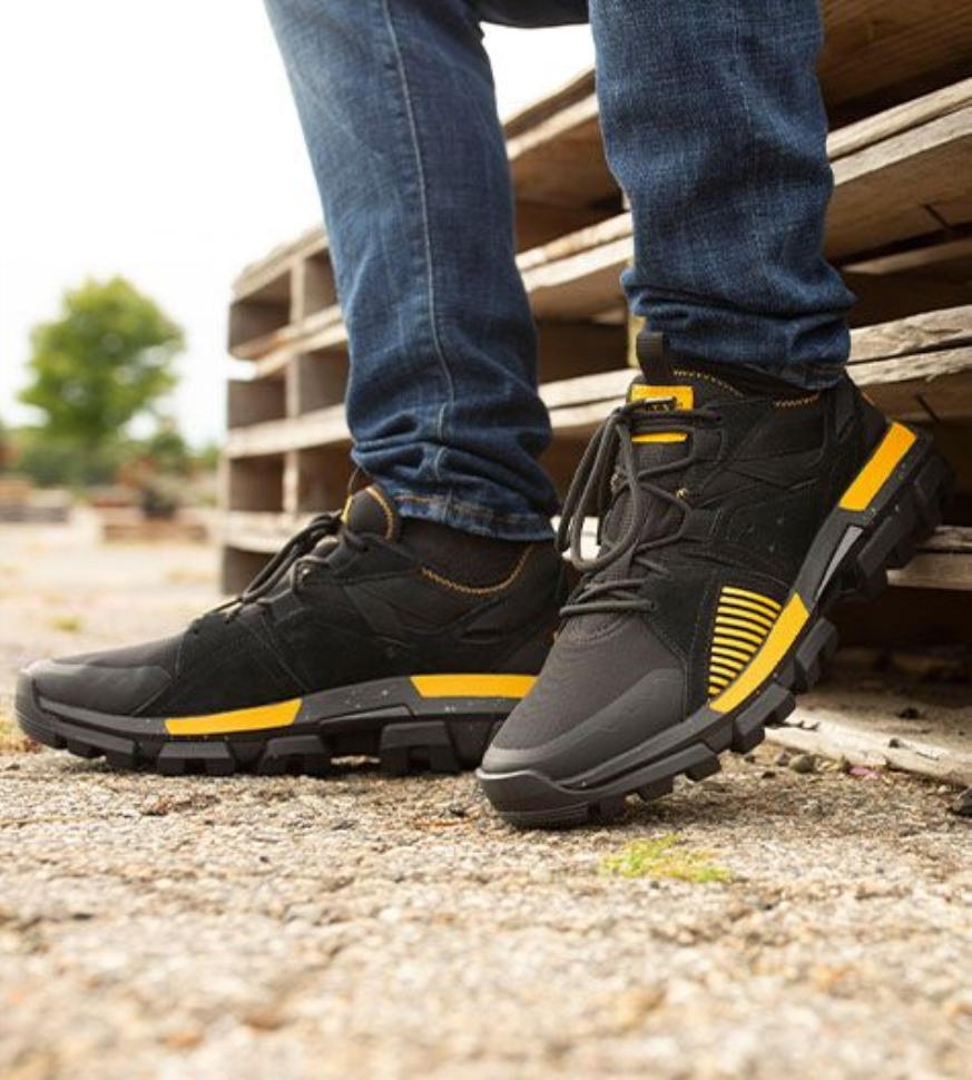 Noir-chat Jaune Raider Sport Sneaker Chat Chaussures