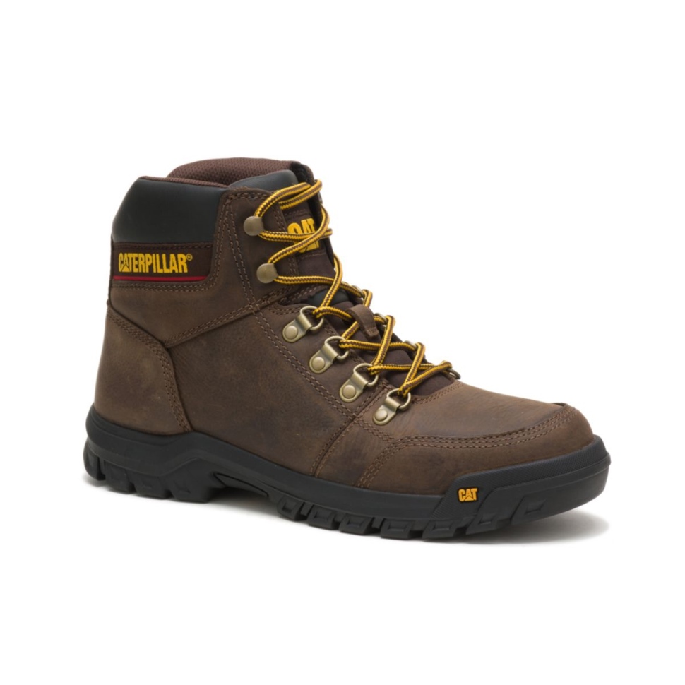 Phoque Brun Hommes Contour Travail Botte Chat Chaussures