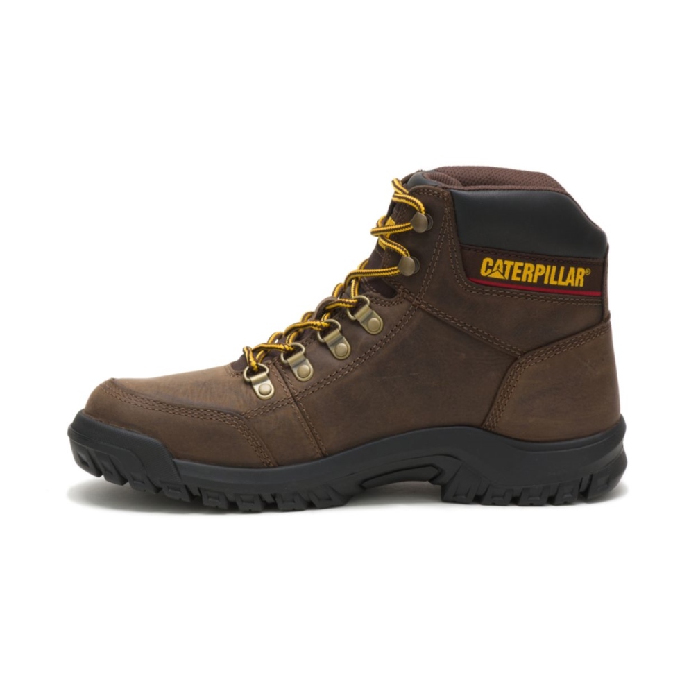 Phoque Brun Hommes Contour Travail Botte Chat Chaussures
