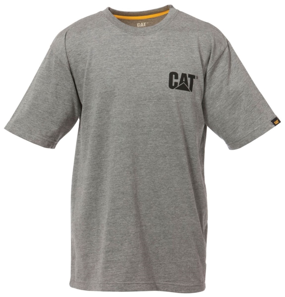 T-shirt De Marque Pour Hommes Gris Chiné Foncé Chaussures De Chat